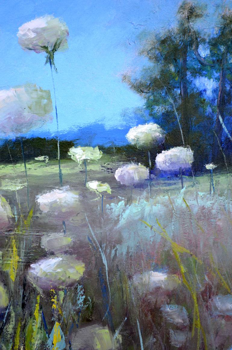 Original Expressionism Landscape Painting by Elena Lukina