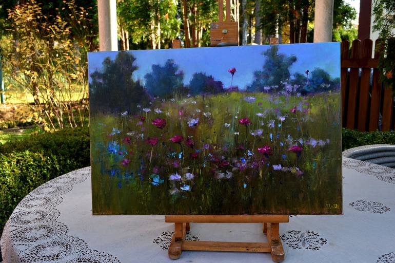 Original Landscape Painting by Elena Lukina