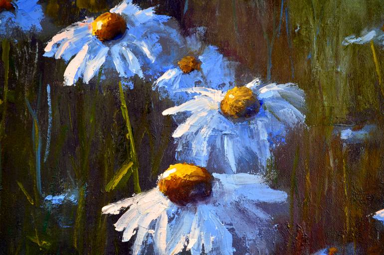 Original Expressionism Landscape Painting by Elena Lukina