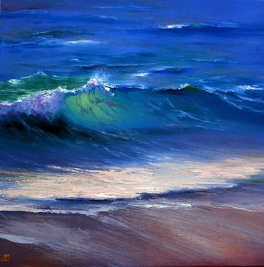 Original Expressionism Seascape Paintings by Elena Lukina