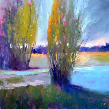 Original Expressionism Landscape Paintings by Elena Lukina