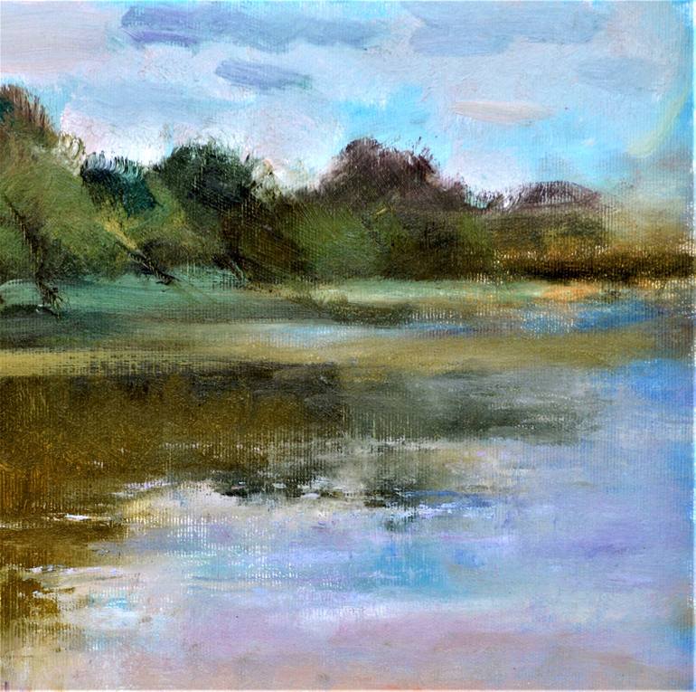 Original Landscape Painting by Elena Lukina