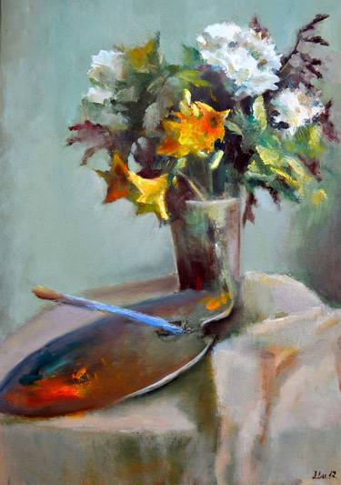 Original Expressionism Still Life Paintings by Elena Lukina