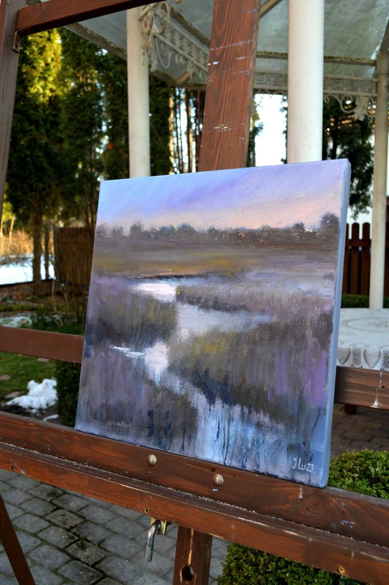 Original Landscape Painting by Elena Lukina