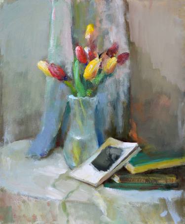 Print of Expressionism Still Life Paintings by Elena Lukina