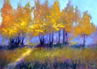 Original Expressionism Landscape Paintings by Elena Lukina