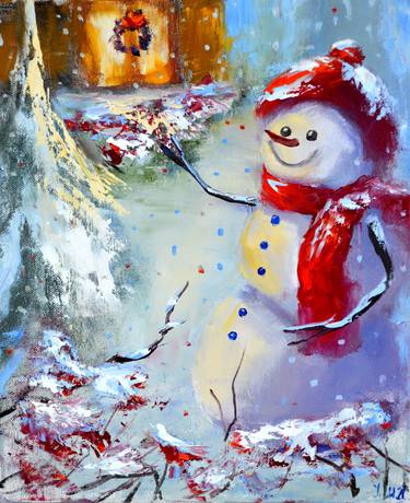 Print of Seasons Paintings by Elena Lukina