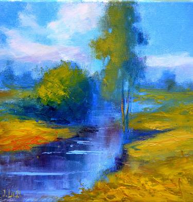 Print of Fine Art Landscape Paintings by Elena Lukina