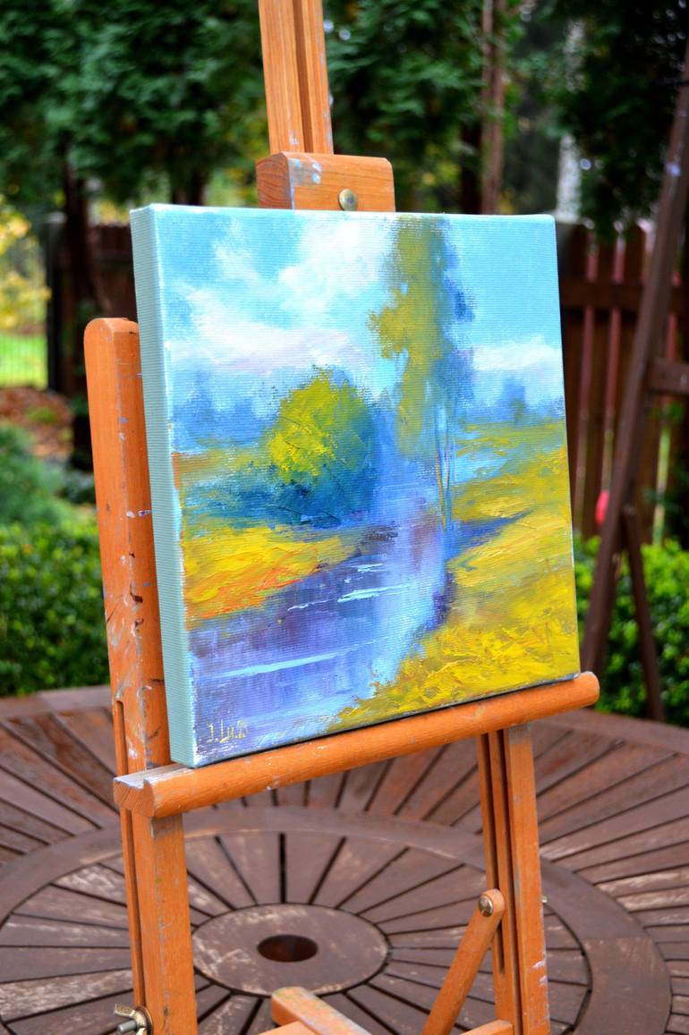 Original Fine Art Landscape Painting by Elena Lukina