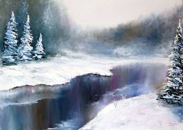 Print of Landscape Paintings by Elena Lukina