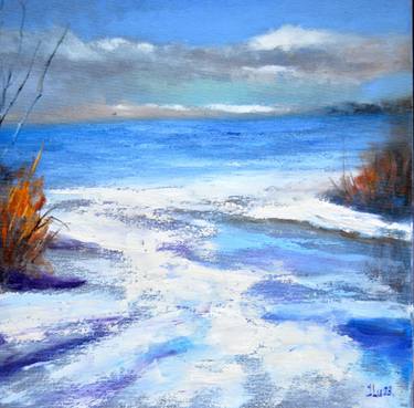 Original Fine Art Beach Paintings by Elena Lukina