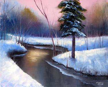 Original Landscape Paintings by Elena Lukina