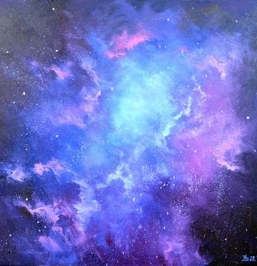 Original Outer Space Paintings by Elena Lukina