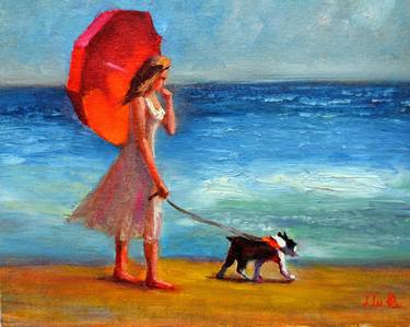 Original Beach Paintings by Elena Lukina