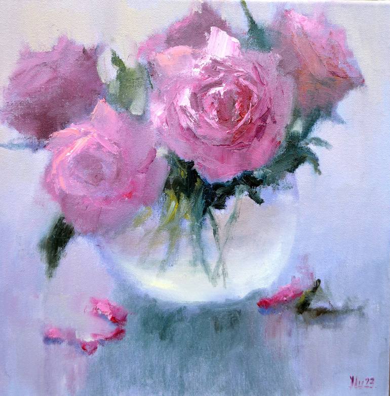 Pink bouquet - Print