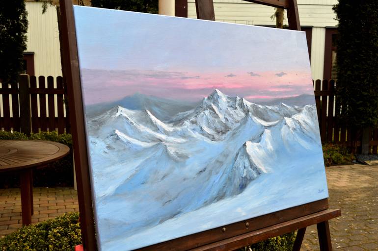 Original Conceptual Landscape Painting by Elena Lukina