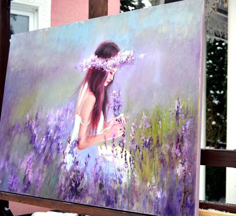 Original Women Painting by Elena Lukina