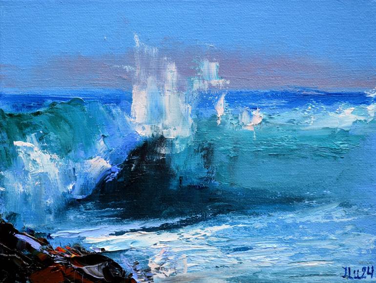 Print of Expressionism Landscape Paintings by Elena Lukina