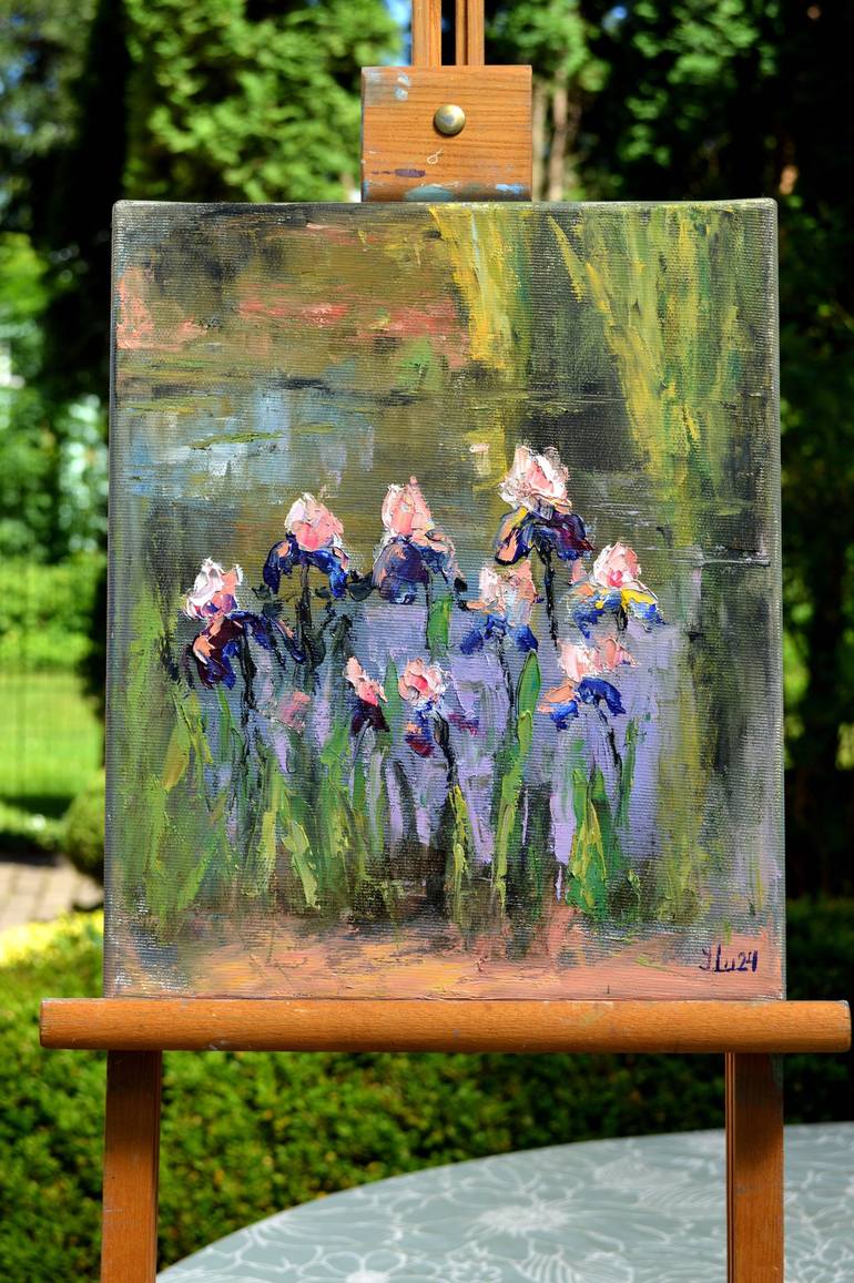 Original Contemporary Garden Painting by Elena Lukina