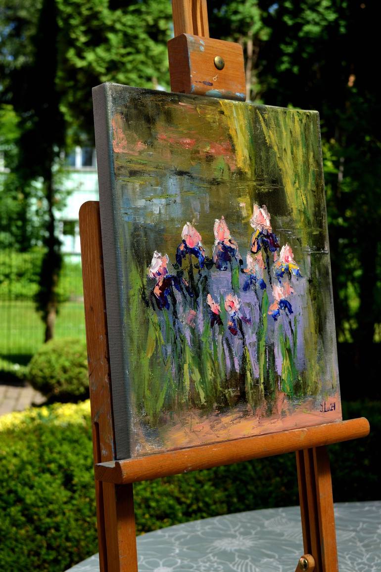 Original Contemporary Garden Painting by Elena Lukina