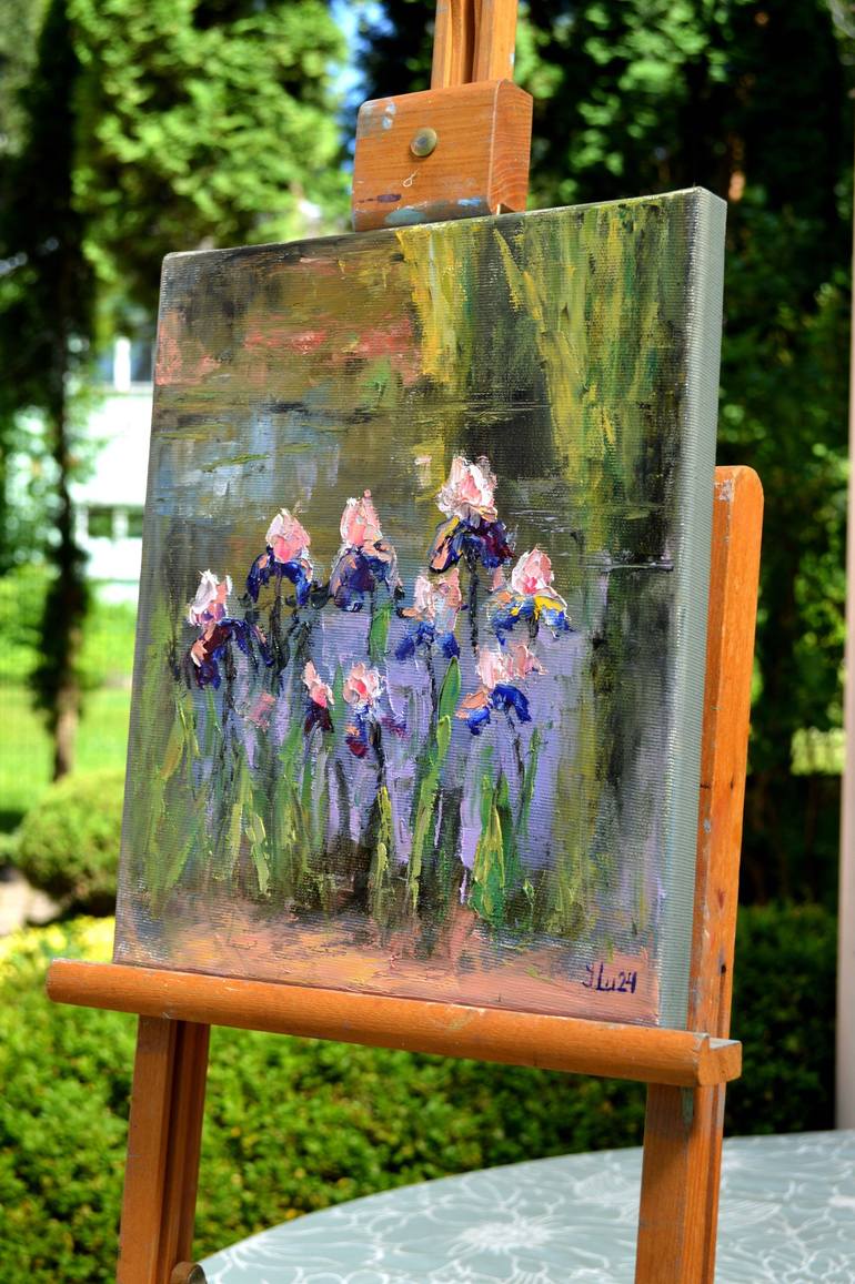 Original Contemporary Garden Painting by Elena Lukina