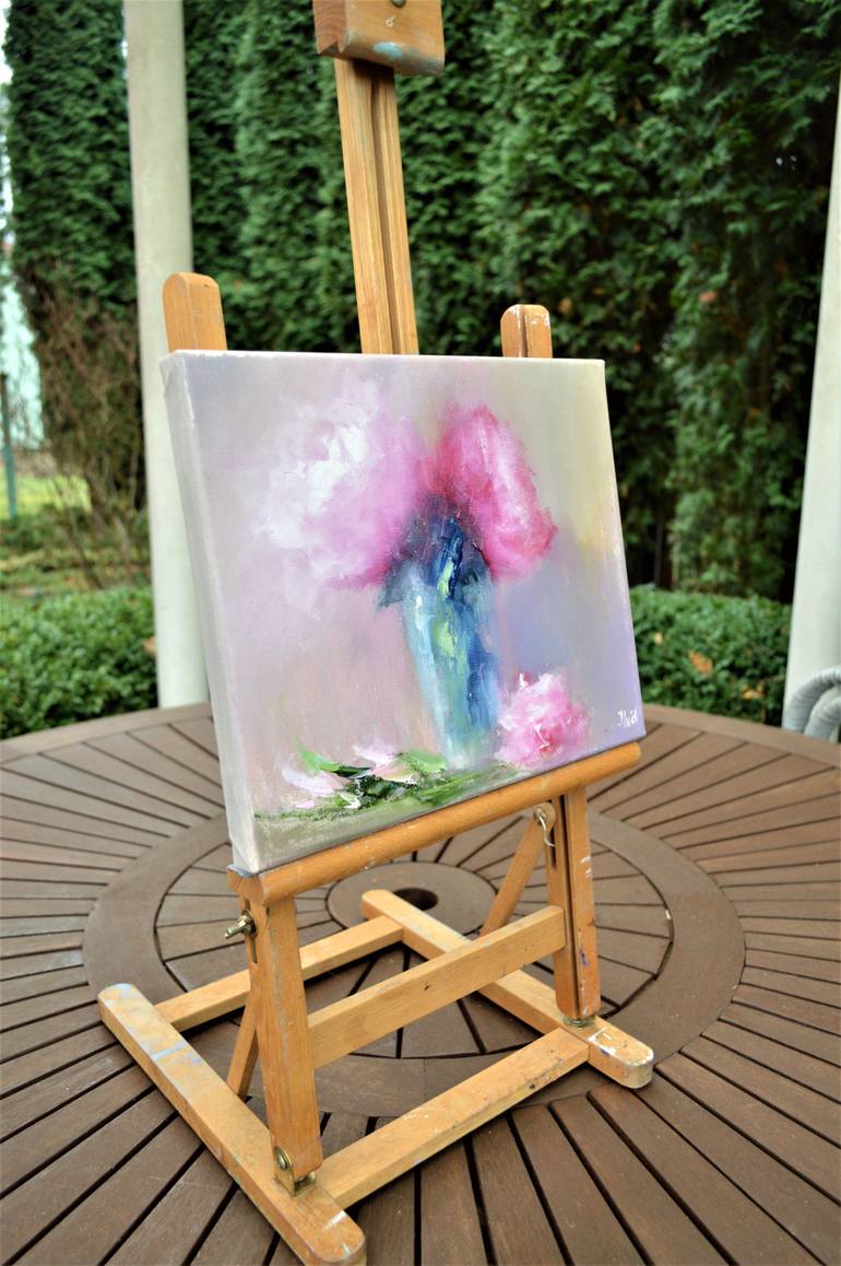 Original Contemporary Floral Painting by Elena Lukina
