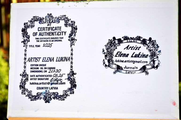 Original Expressionism Animal Painting by Elena Lukina