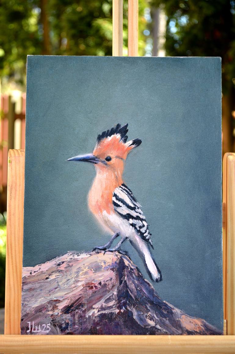 Original Expressionism Animal Painting by Elena Lukina