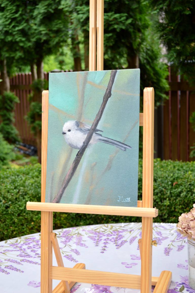 Original Expressionism Animal Painting by Elena Lukina