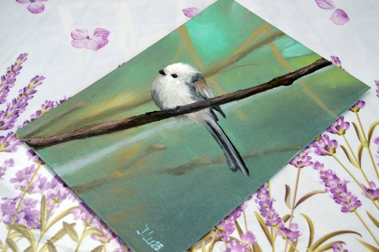 Original Expressionism Animal Painting by Elena Lukina