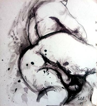 Print of Contemporary Erotic Drawings by Sebastian Moreno Coronel