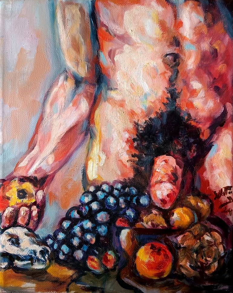 Print of Expressionism Erotic Paintings by Sebastian Moreno Coronel