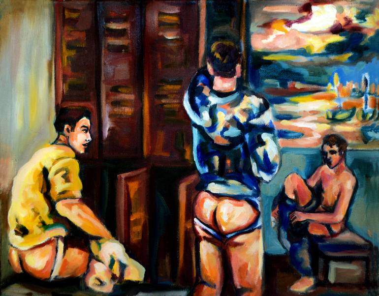 Print of Expressionism Body Paintings by Sebastian Moreno Coronel