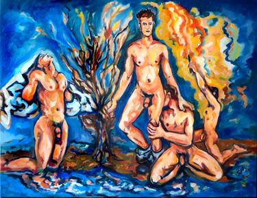 Original Nude Paintings by Sebastian Moreno Coronel