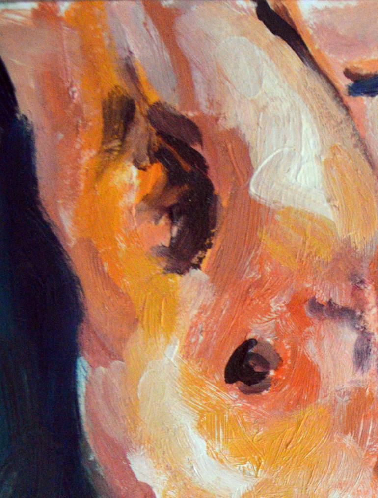 Original Figurative Erotic Painting by Sebastian Moreno Coronel