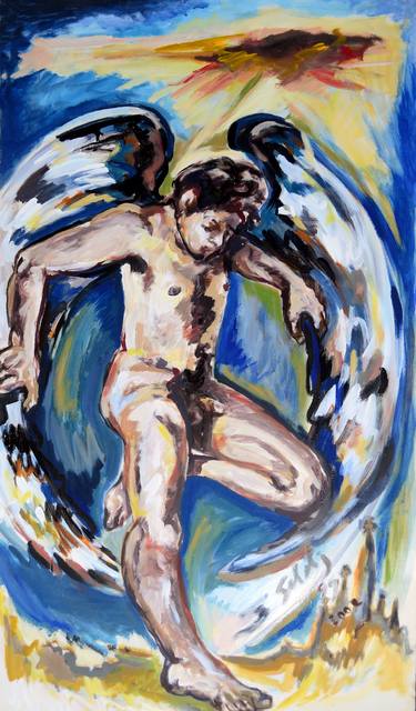 Original Expressionism Nude Paintings by Sebastian Moreno Coronel