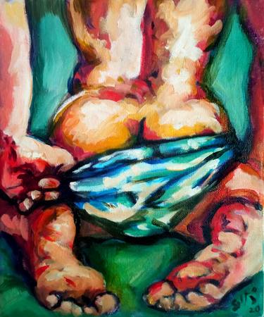 Original Erotic Paintings by Sebastian Moreno Coronel