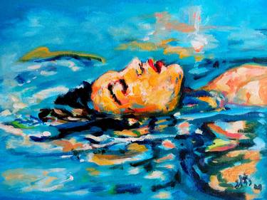 Original Expressionism Water Paintings by Sebastian Moreno Coronel