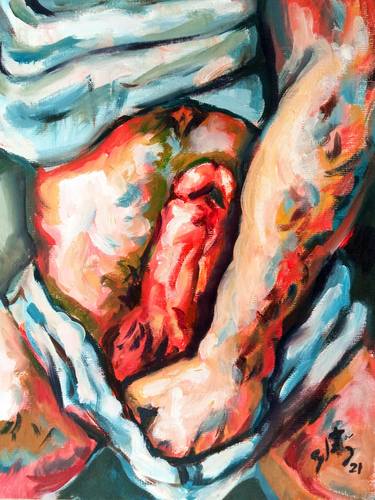 Original Erotic Paintings by Sebastian Moreno Coronel