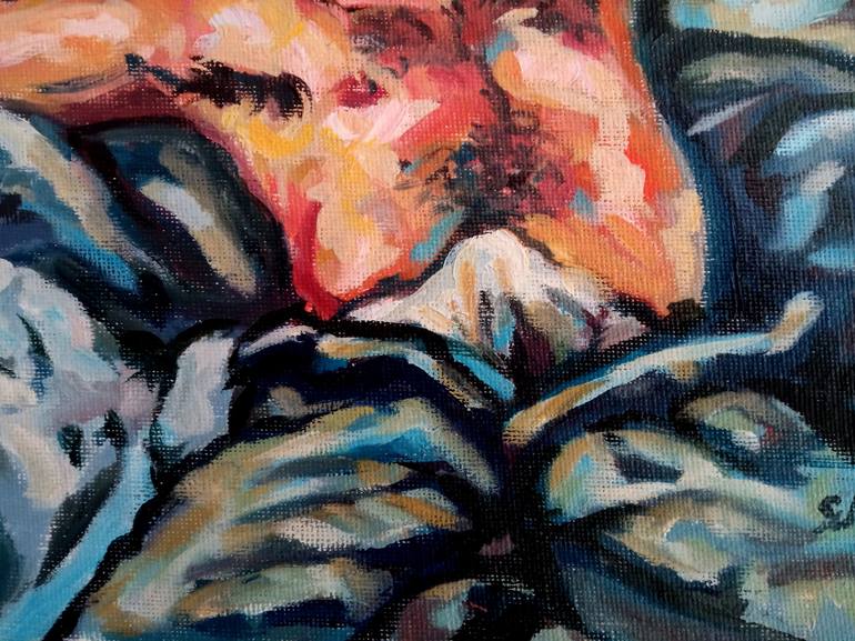 Original Expressionism Erotic Painting by Sebastian Moreno Coronel