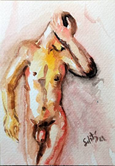 Original Nude Drawings by Sebastian Moreno Coronel
