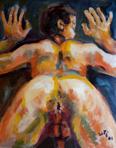 Original Modern Erotic Paintings by Sebastian Moreno Coronel