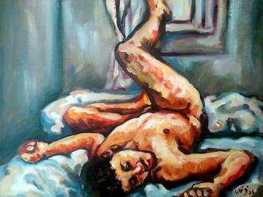 Original Nude Paintings by Sebastian Moreno Coronel