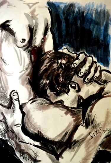 Original Erotic Drawings by Sebastian Moreno Coronel