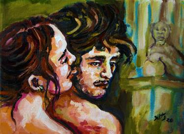 Print of Love Paintings by Sebastian Moreno Coronel