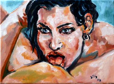 Print of Fine Art Erotic Paintings by Sebastian Moreno Coronel