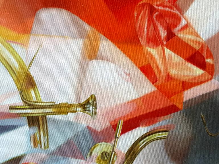 Original Abstract Nude Painting by Timur Ayupov