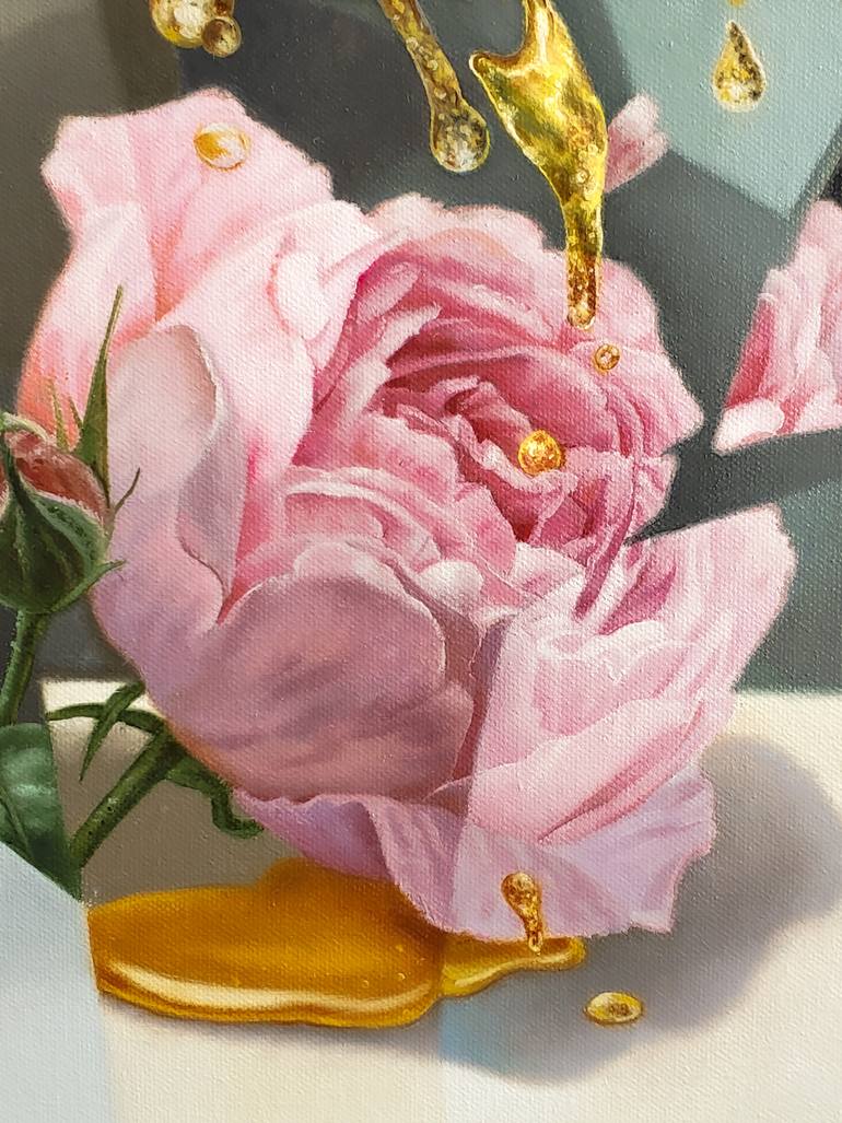 Original Abstract Still Life Painting by Timur Ayupov