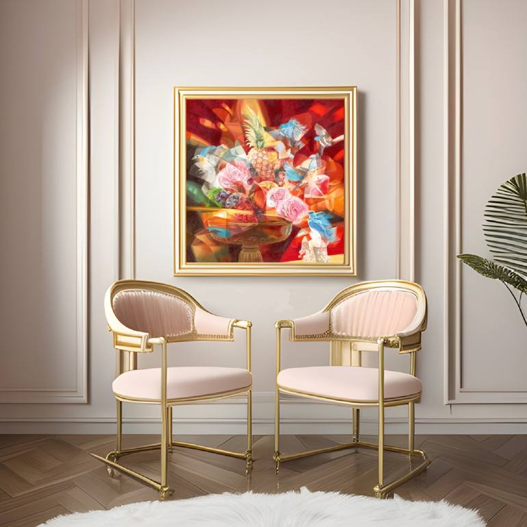 Original Modernism Still Life Painting by Timur Ayupov