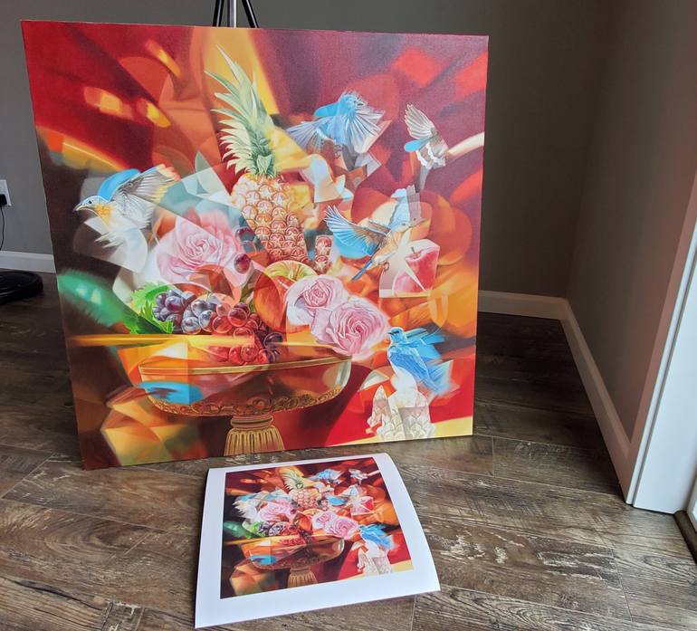 Original Modernism Still Life Painting by Timur Ayupov